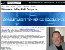 Tablet Screenshot of jeffreyfielddesign.com